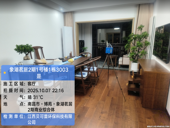 象湖茗居2期甲醛检测