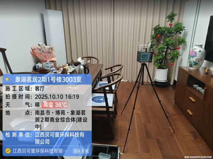 博苑.象湖茗居2期商业综合体甲醛检测