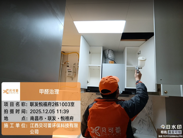 联发悦禧府小区甲醛治理