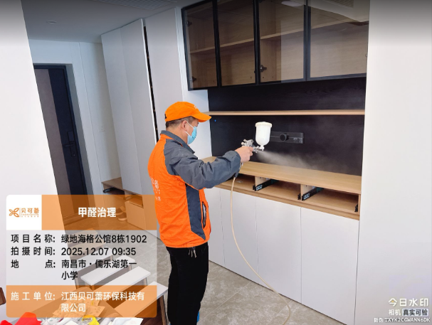 绿地海格公馆小区甲醛治理