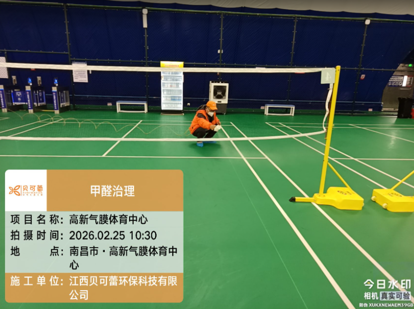 高新气膜体育中心甲醛治理