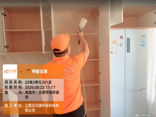 正荣华润玲珑府甲醛治理