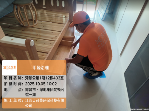 梵顿公馆一期甲醛治理