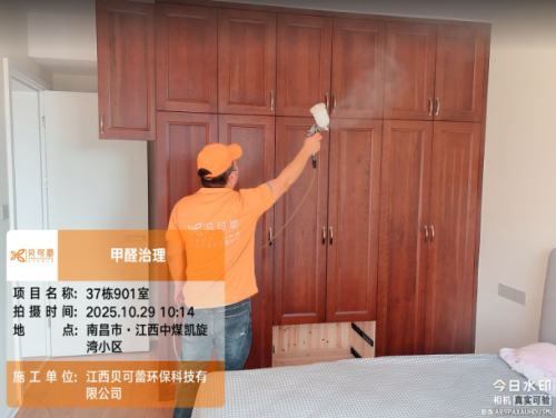 江西中煤凯旋湾小区甲醛治理