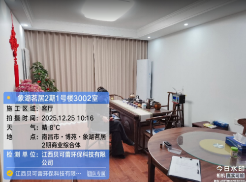 象湖茗居甲醛检测